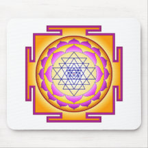 Sri Chakra Goddess Shri Lalitha Tripura Sundari Mouse Pad