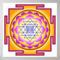 Sri Chakra Goddess Shri Lalitha Tripura Sundari Posters
