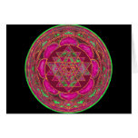 Sri Lakshmi Yantra Mandala Card