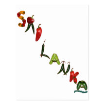 Sri Lanka Chilli Peppers Post Cards