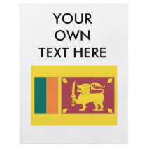 Sri Lanka Flag Flyer Design
