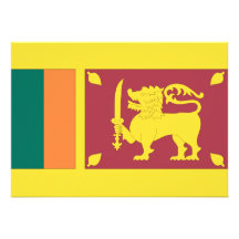 Sri Lanka Flag Invitations