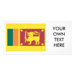 Sri Lanka Flag Photo Card Template
