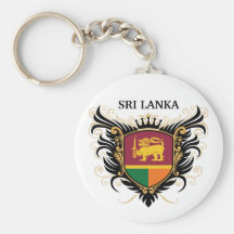 Sri Lanka [personalise] Keychains