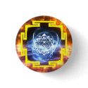 Sri Yantra mandala button