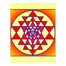 Sri Yantra Post Card
