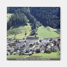 Srubairal village, Neustift, Tyrol, Austria in Eur Refrigerator Magnets