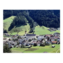 Srubairal village, Neustift, Tyrol, Austria in Eur Post Card