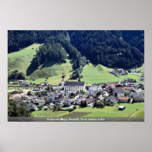 Srubairal village, Neustift, Tyrol, Austria in Eur Posters