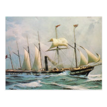 SS Great Britain at sea Post Cards