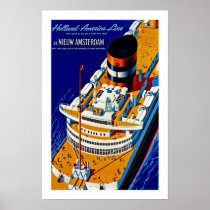 SS Nieuw Amsterdam Print
