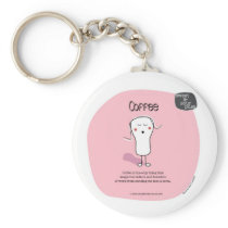 SSPG16-Coffee Sweet and Sour Puss Key Chain