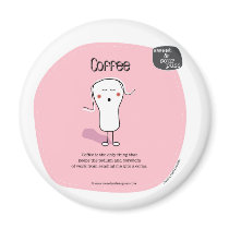 SSPG16-Coffee Sweet and Sour Puss Refrigerator Magnet