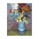 ?sszefoglal? Description Flowers in a blue vase ow postcards