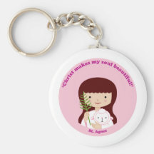 St. Agnes Key Chain