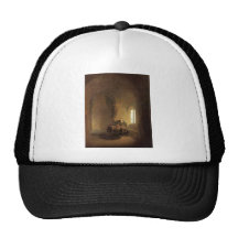 St. Anastasius by Rembrandt Harmenszoon van Rijn Hat