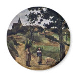 St-Andre-En-Morvan By Corot Jean-Baptiste-Camille magnets