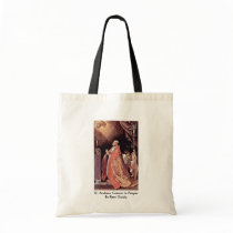 St. Andrew Corsini In Prayer By Reni Guido Tote Bags