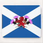 St Andrews cross, lion rampant thistle mousepads