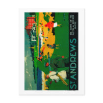 St. Andrews Vintage PosterEurope Post Card