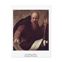 St. Anthony Abbas By Jacopo Pontormo Post Card