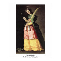 St. Appolonia By Zurbaran De Francisco posters