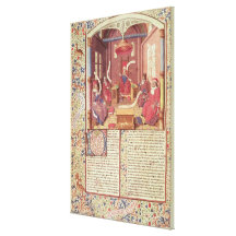 St. Augustine, Epicurus, Zeno, Antiochus & Gallery Wrap Canvas