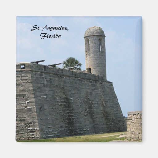 St. Augustine Florida fort castillo de san marcos Refrigerator Magnet