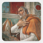 St. Augustine in his Cell, c.1480 Sticker