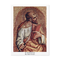 St. Bartholomew By Carlo Crivelli Post Cards