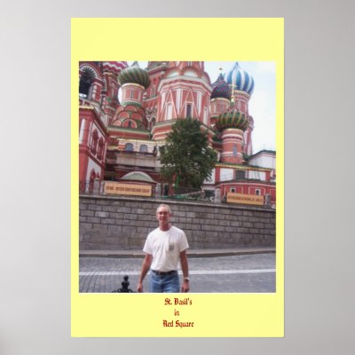 St. Basil's in Red Square Poster by afiretruckdriver