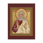 St. Benjamin the Patriarch Prayer Card postcards