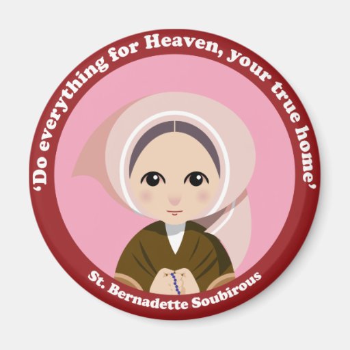 St. Bernadette Soubirous Fridge Magnets