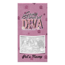 St Bernard DIVA Photo Cards