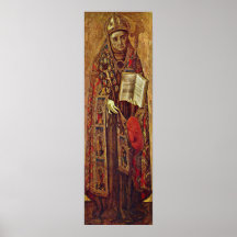 St. Bonaventure., by Vittorio Crivelli Print