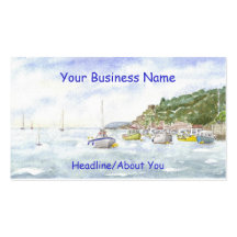 'St. Catherine's Point' Profile Card Business Card Template