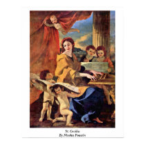 St. Cecilia By Nicolas Poussin posters