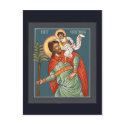 St. Christopher Prayer Card postcards