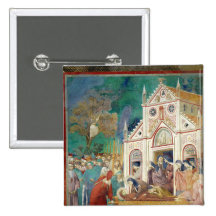 St. Clare Embraces the Body of St. Francis Pin