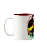 St. David's Day Mug, Grunge, St. David's, Dragon
