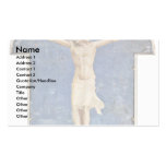 St. Dominic At The Cross Of Christ By Angelico Fra Business Cards
