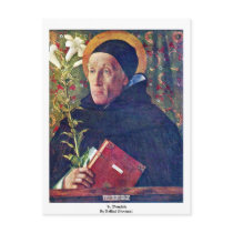 St. Dominic By Bellini Giovanni Postcards