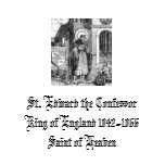 St. Edward the Confessor t-shirts