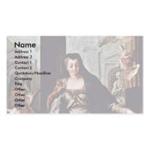 St. Elizabeth Of Hungary By Ricci Sebastiano Business Cards