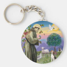 St Francis - Beagle 1 Key Chains