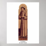 St. Francis By Carlo Crivelli posters