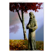 St Francis Greeting Card
