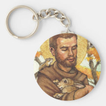 St Francis keychain