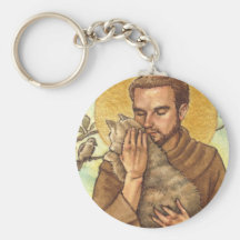 St Francis keychain