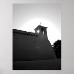 St. Francis of Assisi Church in b&w Poster